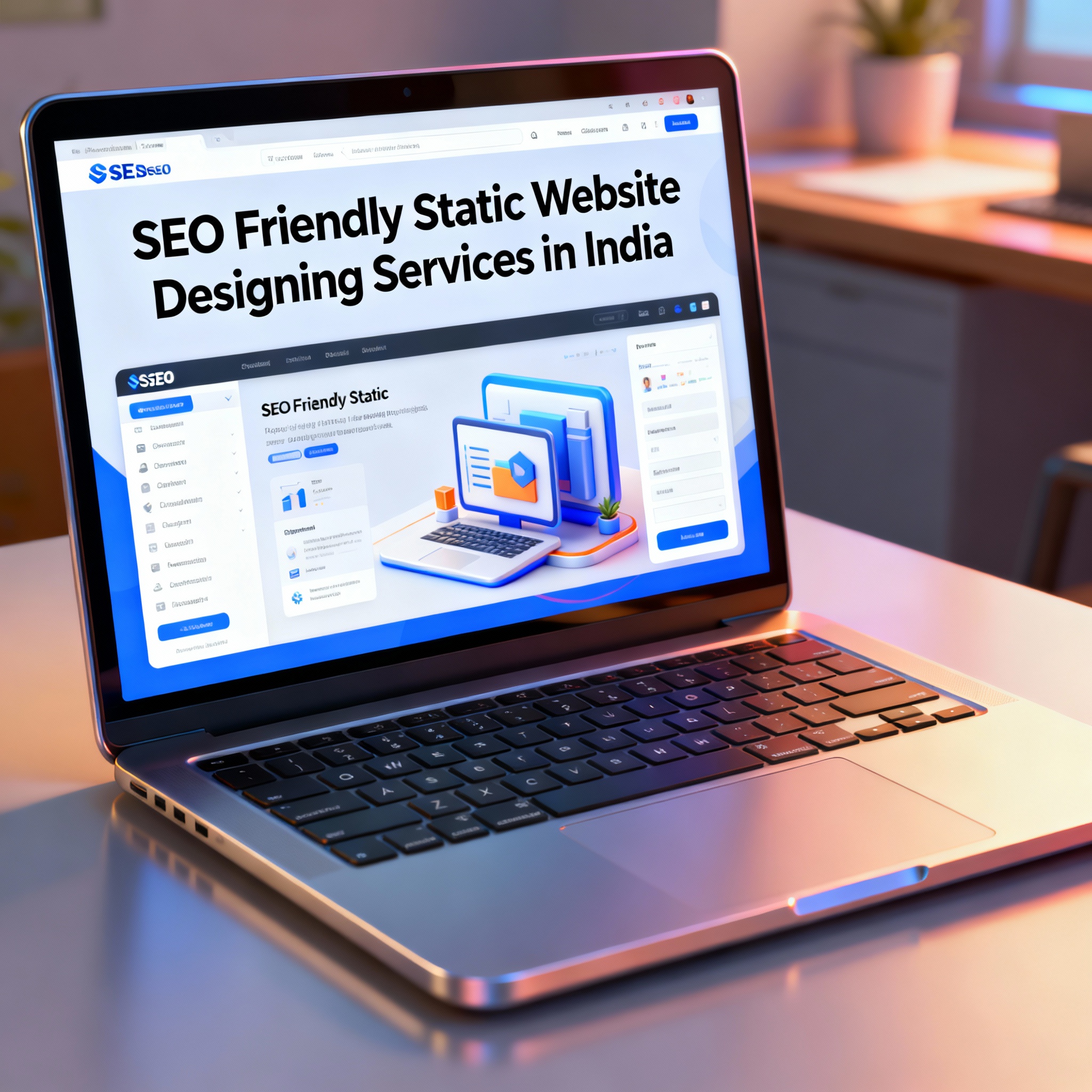 SEO Friendly Static Website Designing Services in India