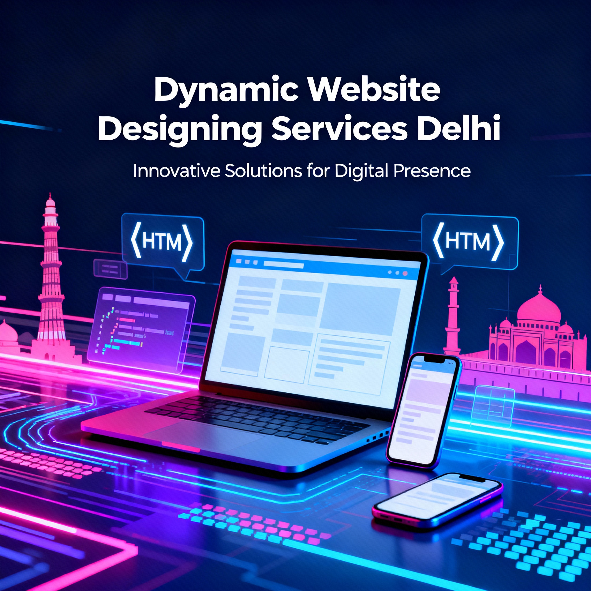 Professional Dynamic Website Designing Services in Delhi
