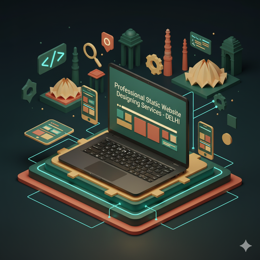 Professional Static Website Designing Services in Delhi